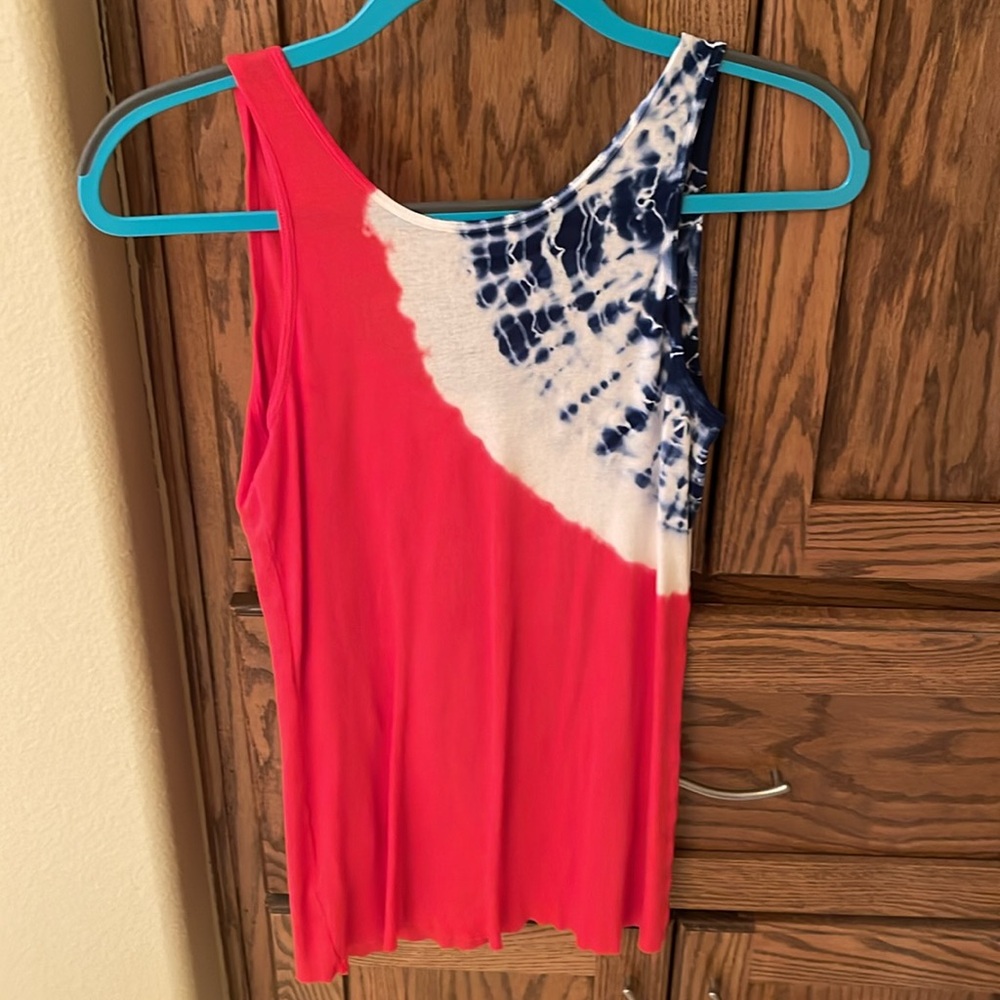 TORY SPORT TORY BURCH Red White Blue Tank Top Size L - Picture 7 of 9